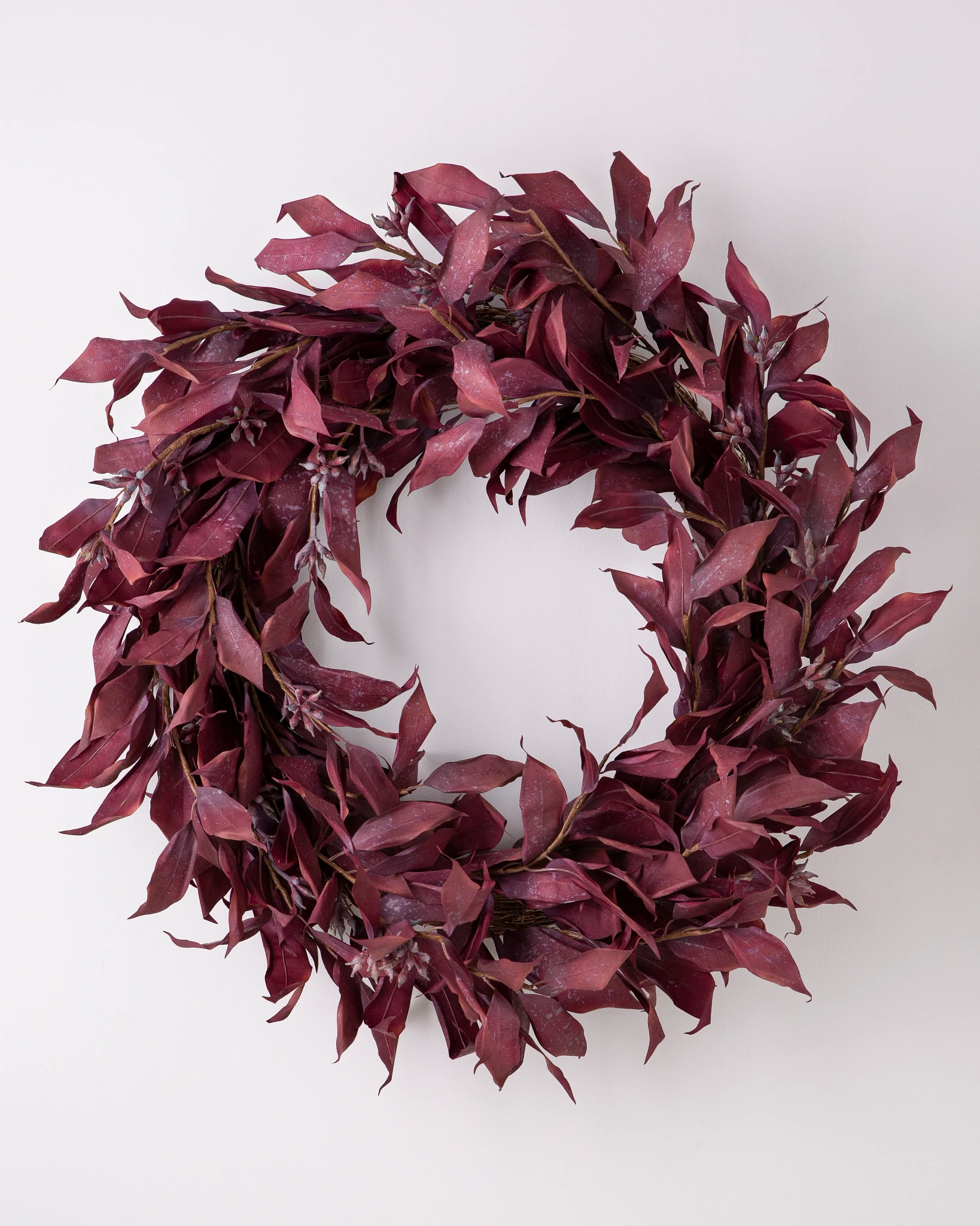 Guirlanda de Folhas Burgundy