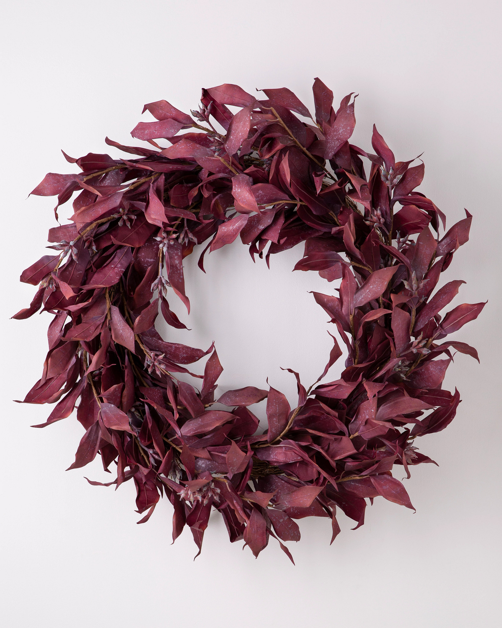 Guirlanda de Folhas Burgundy